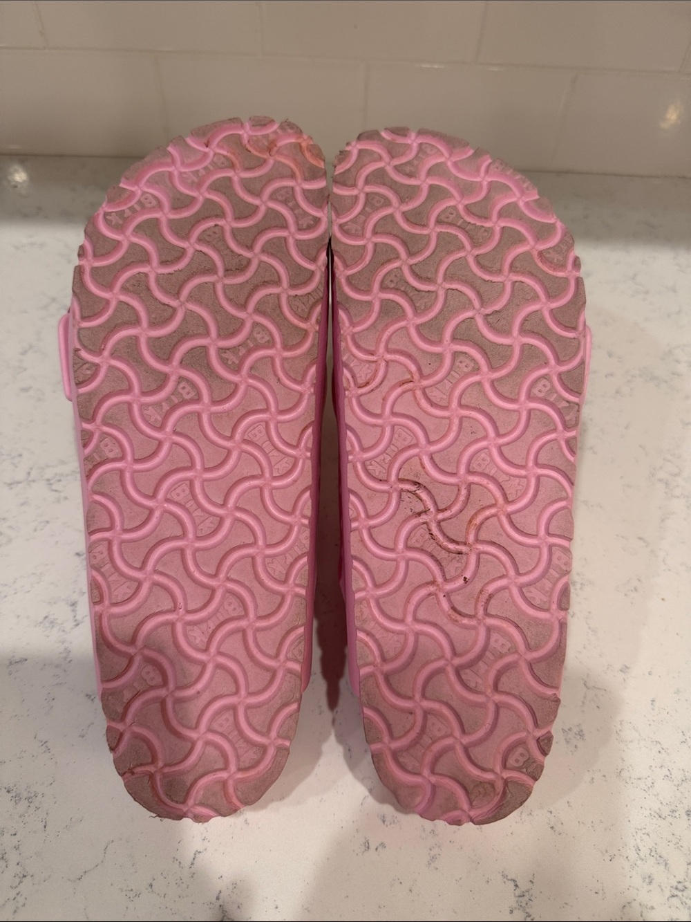 Birkenstick Barbie Pink Double-Strap Slide Sandals Classic Style Size 41 - Picture 11 of 11